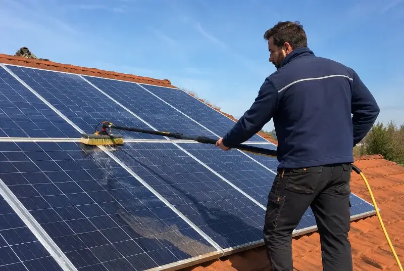 Nettoyage et entretien de panneaux solaires à Sequedin
